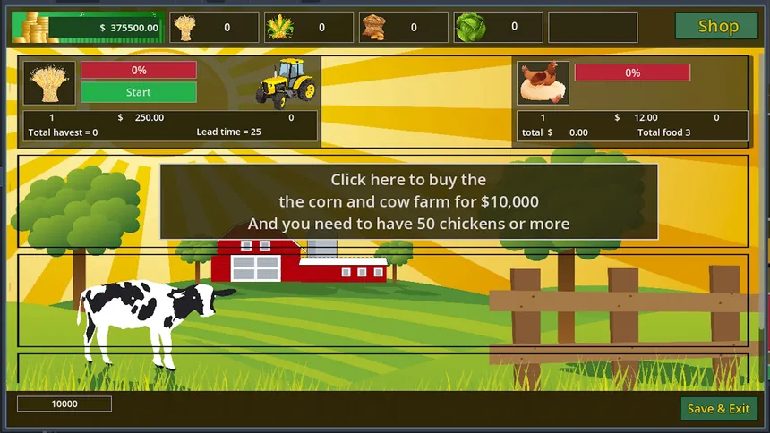 Скриншот 1 к игре Idle Farm tycoon
