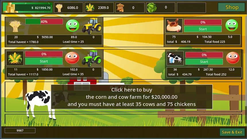 Скриншот 3 к игре Idle Farm tycoon