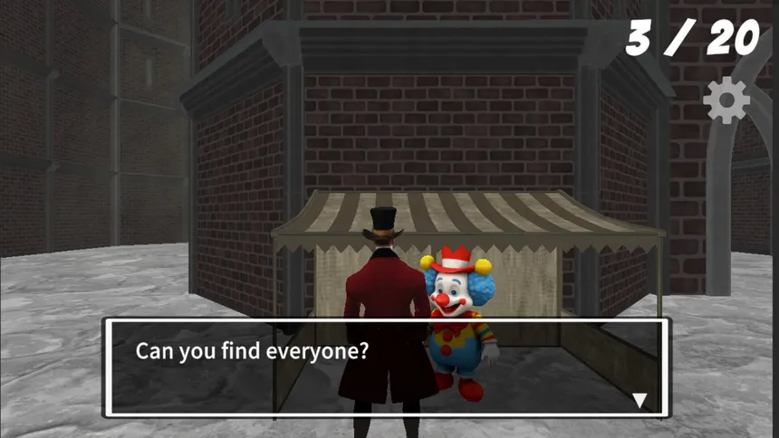 Скриншот 1 к игре Find Clowns