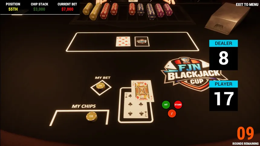 Скриншот 4 к игре FJN Blackjack Cup