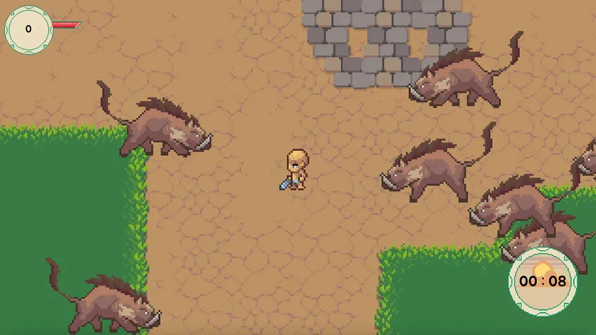 Скриншот 1 к игре Wild boar survival
