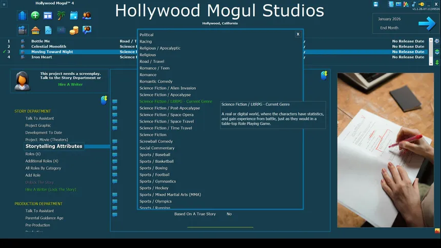 Скриншот 2 к игре Hollywood Mogul 4