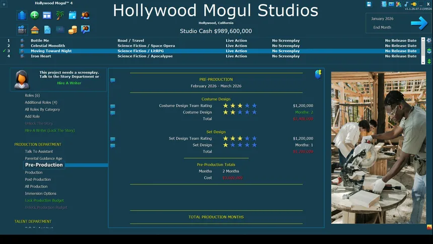 Скриншот 6 к игре Hollywood Mogul 4