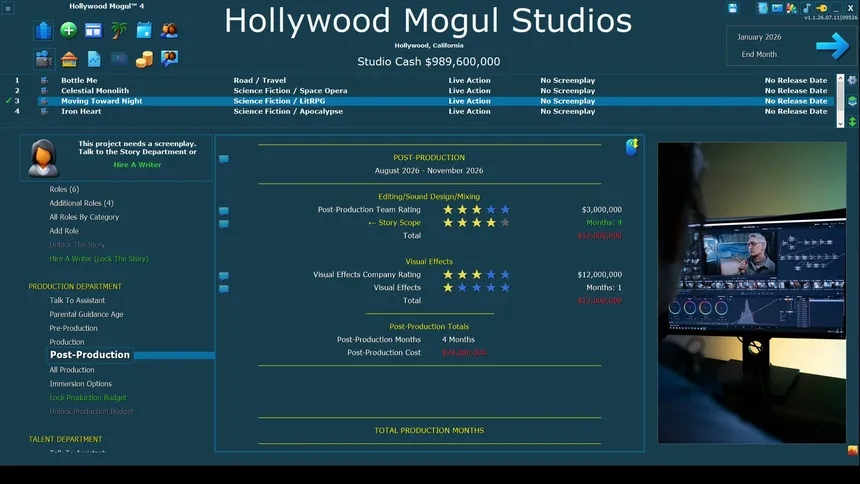 Скриншот 8 к игре Hollywood Mogul 4