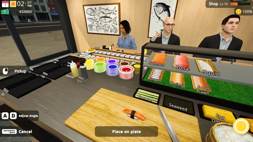 Скриншот 2 к игре Conveyor Belt Sushi Simulator: Prologue