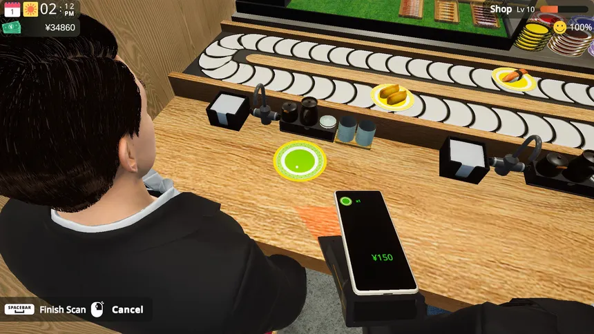 Скриншот 5 к игре Conveyor Belt Sushi Simulator: Prologue