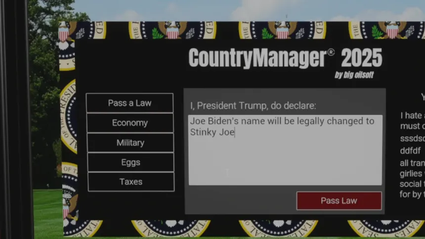 Скриншот 7 к игре Trump Simulator 2025