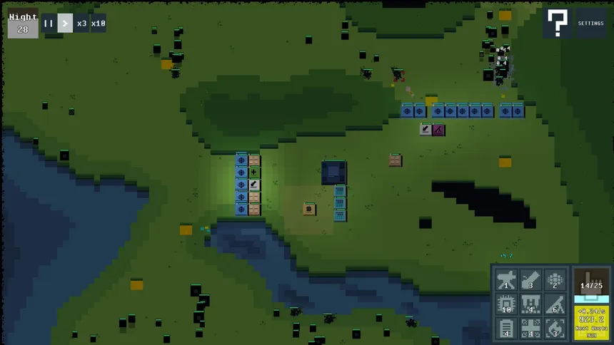 Скриншот 1 к игре Squars: Incremental Defense