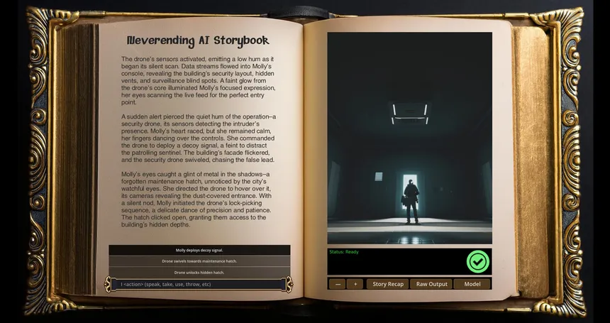 Скриншот 2 к игре Neverending AI Storybook