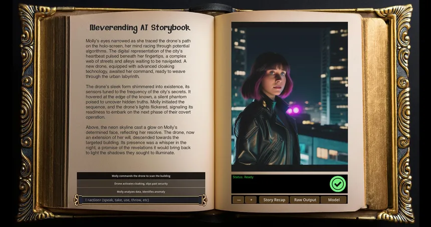 Скриншот 3 к игре Neverending AI Storybook