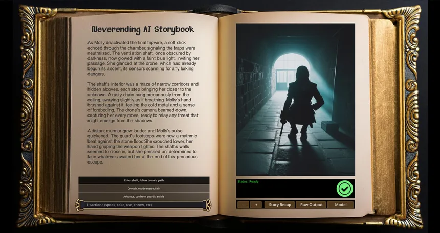 Скриншот 4 к игре Neverending AI Storybook