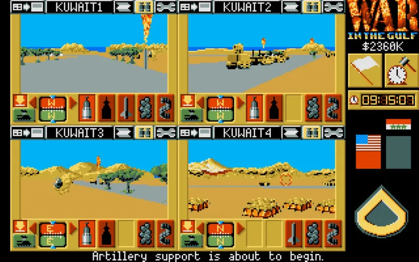 Скриншот 4 к игре War in the Gulf