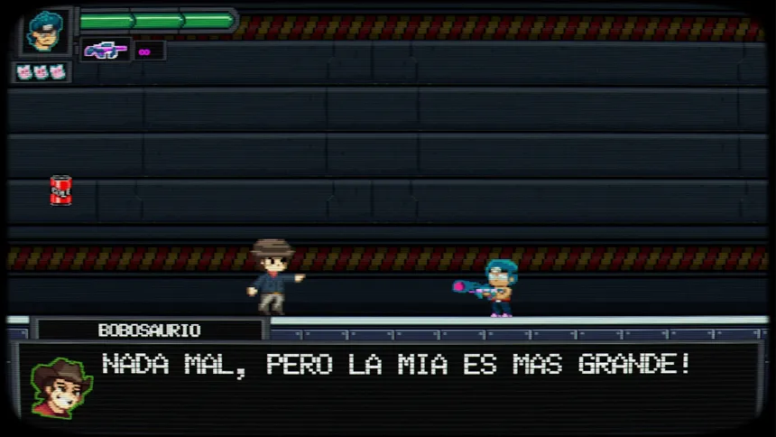 Скриншот 1 к игре Pixel Waifu: Escape from the dark corporation. The telepathic power of a lovestruck otaku
