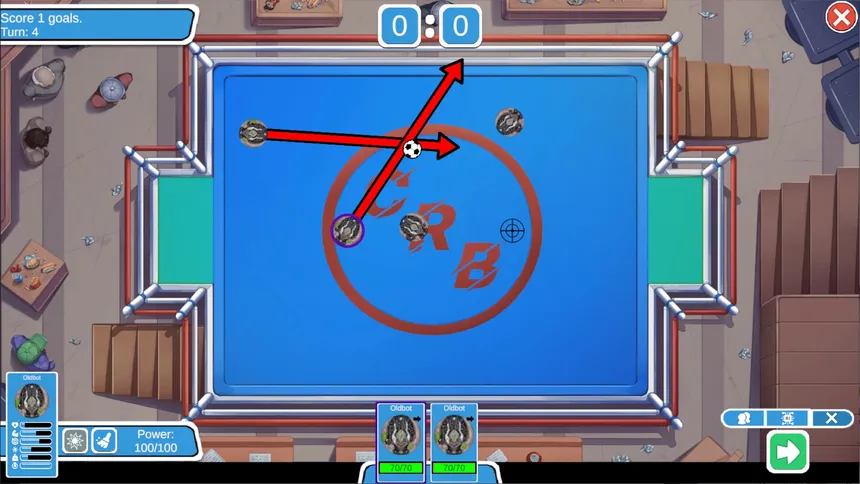 Скриншот 1 к игре Crazy Robot Ball