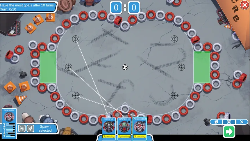 Скриншот 3 к игре Crazy Robot Ball