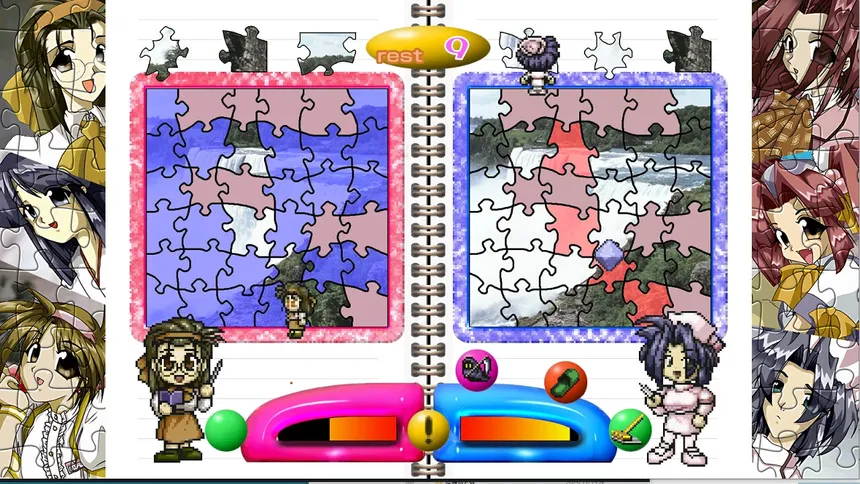 Скриншот 1 к игре どきどきシャッターチャンス～恋のパズルを組み立てて♡～