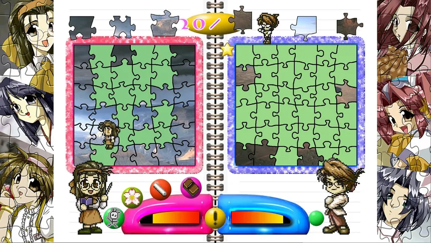 Скриншот 2 к игре どきどきシャッターチャンス～恋のパズルを組み立てて♡～
