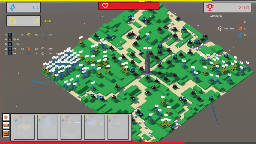Скриншот 1 к игре Cube Guardian : Tower Defender
