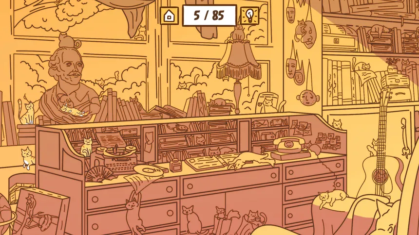 Скриншот 2 к игре Cats Visiting Cozy Art Studios