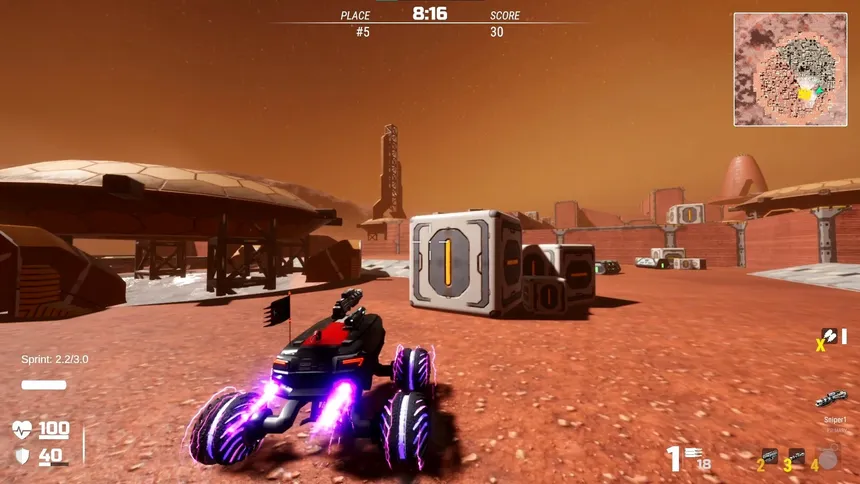 Скриншот 1 к игре Battle Of Rovers (Early Access)