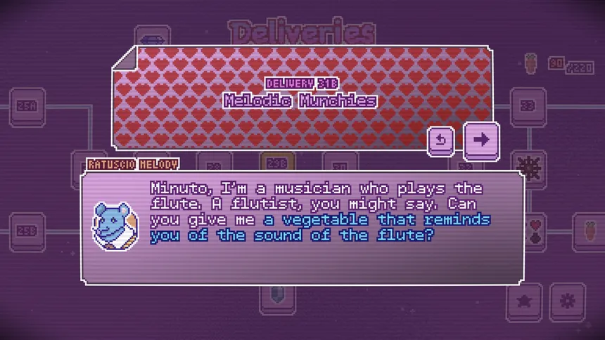Скриншот 2 к игре Minuto - Galactic Deliveries