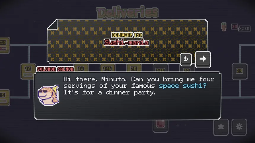 Скриншот 5 к игре Minuto - Galactic Deliveries