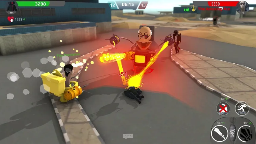 Скриншот 2 к игре Skibidi Toilet Battle