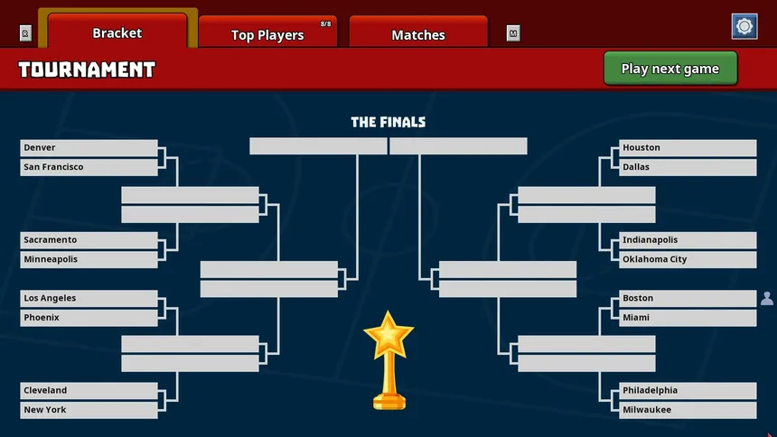 Скриншот 1 к игре Clutchtime: Tournament Edition