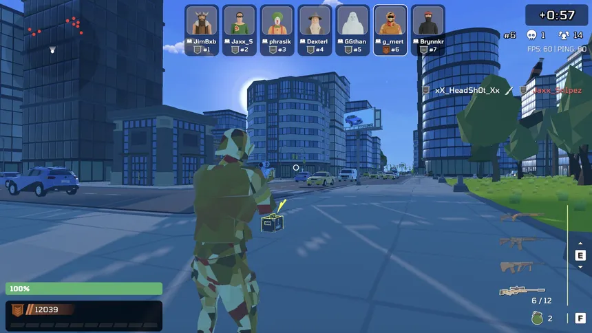 Скриншот 5 к игре ONE MAP - Never Ending Battle Royale
