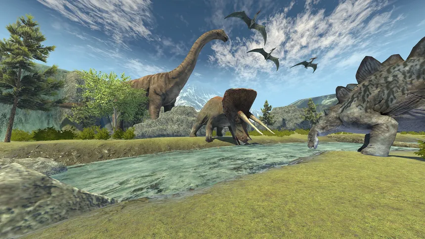 Скриншот 2 к игре Pro Dino Hunt VR: Jurassic Hunting World