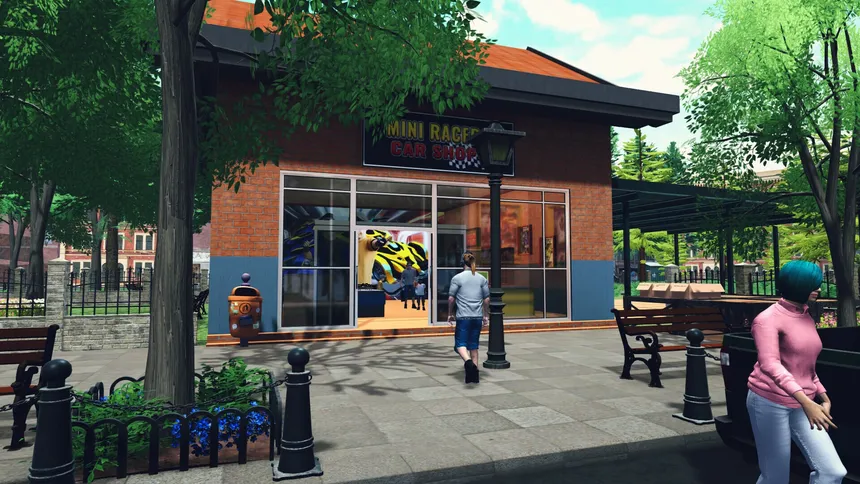 Скриншот 2 к игре Mini Racer Car Shop Simulator - Prologue