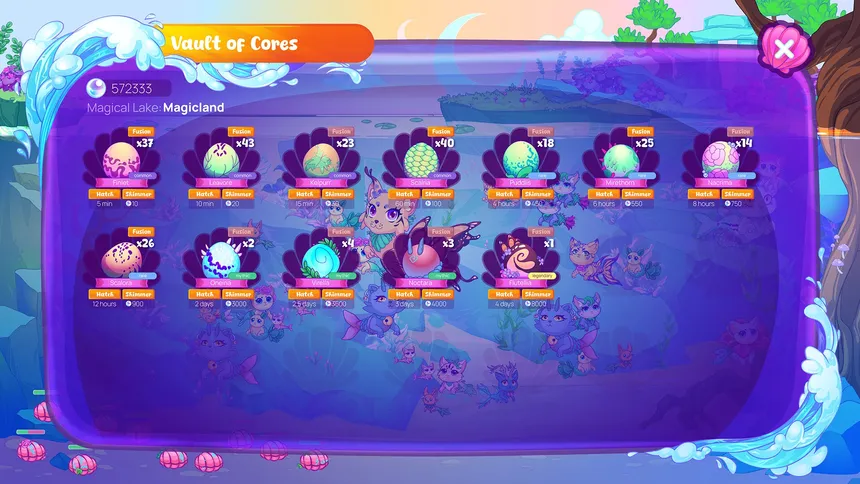 Скриншот 3 к игре Mermeows: Chill Cat Mermaids