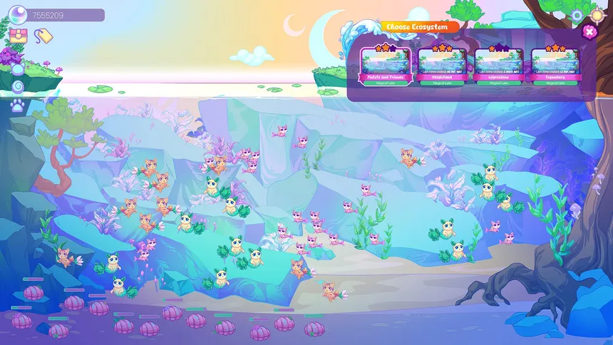 Скриншот 4 к игре Mermeows: Chill Cat Mermaids