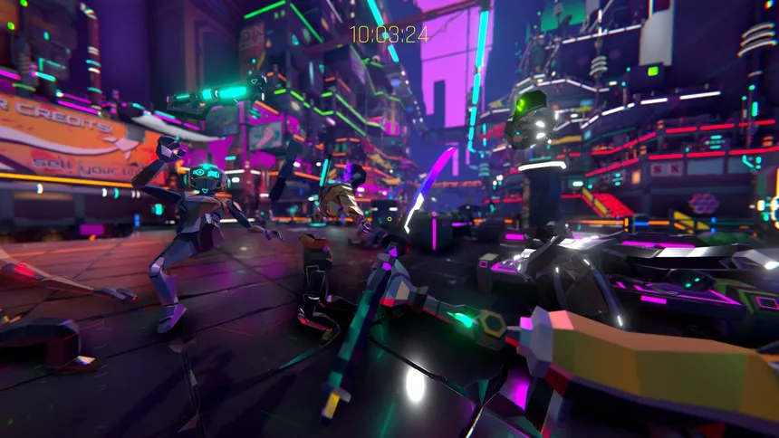 Скриншот 1 к игре CYBERSLAYER: No Time to Regret