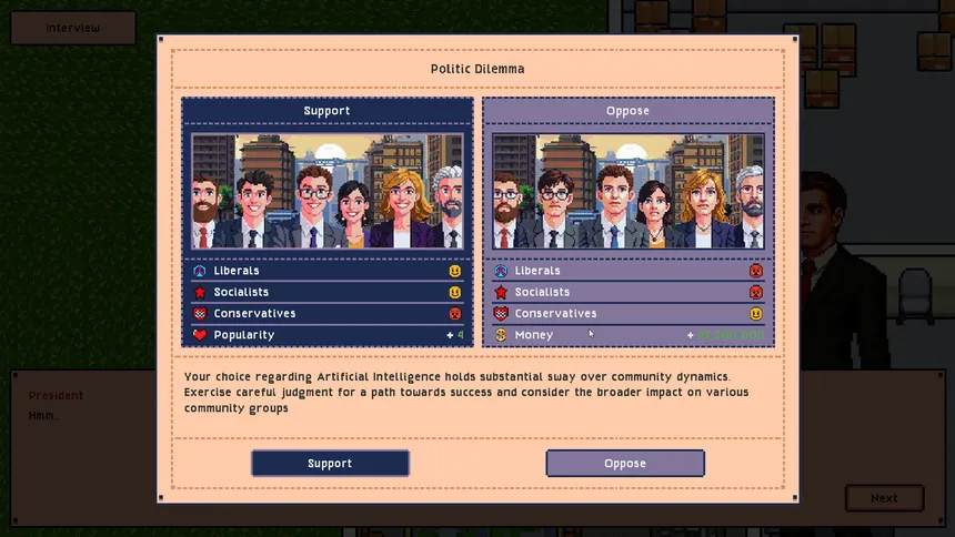 Скриншот 8 к игре Presidential Rise