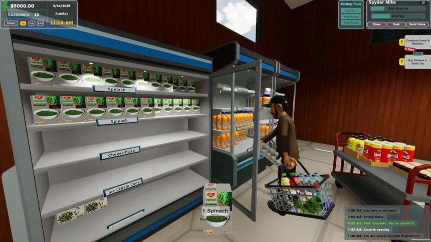 Скриншот 3 к игре Grocery Store Tycoon - First Store