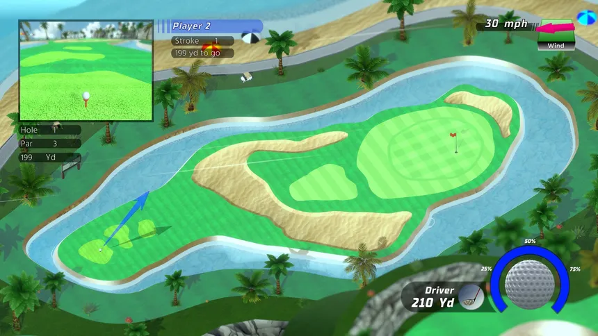 Скриншот 1 к игре Golf Up Tropical