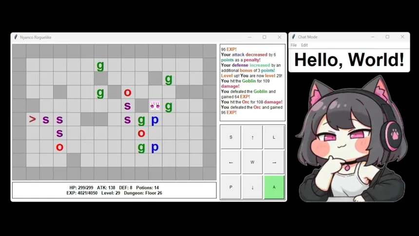Скриншот 1 к игре Nyanco Channel Engine