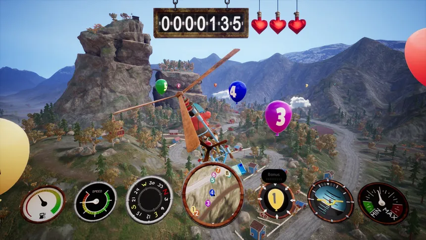 Скриншот 4 к игре Flåklypa Grand Prix Jubileumsutgave