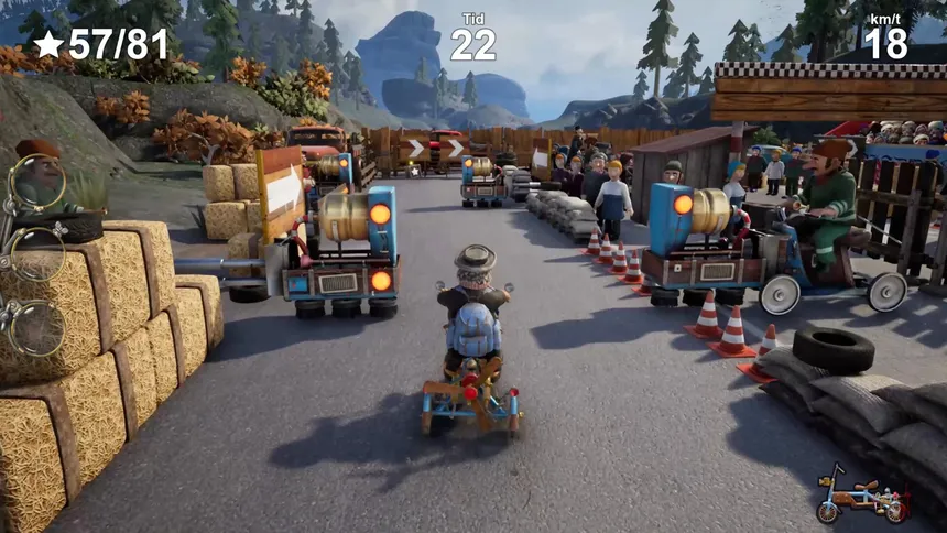 Скриншот 5 к игре Flåklypa Grand Prix Jubileumsutgave