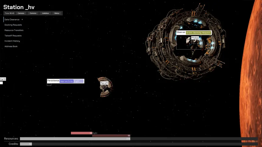 Скриншот 5 к игре Delos: Space Traffic Control