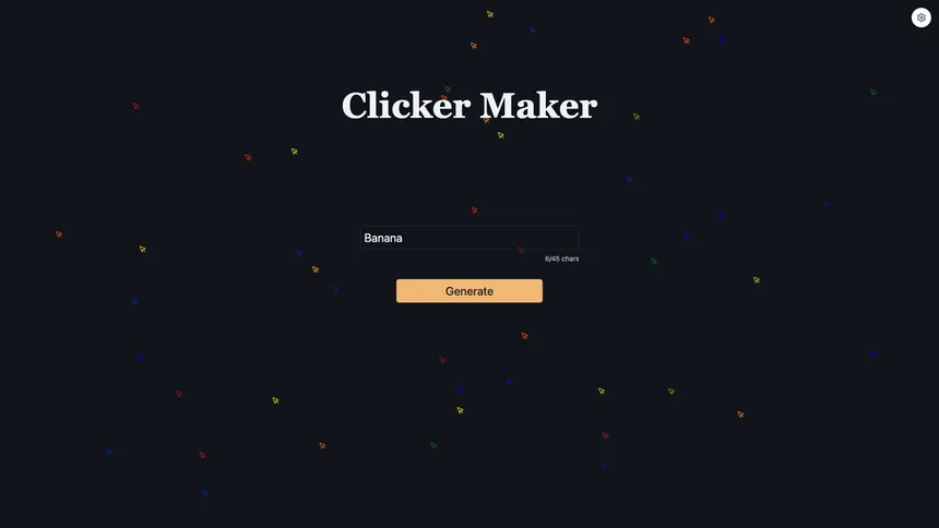Скриншот 1 к игре Clicker Maker