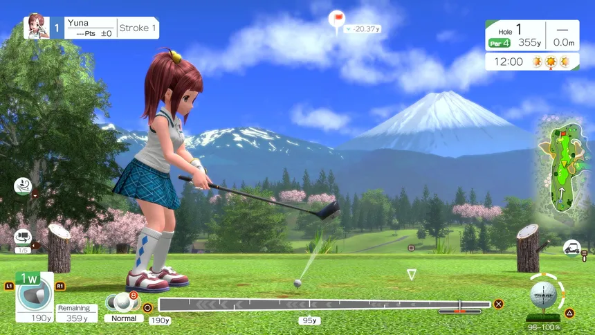 Скриншот 1 к игре EVERYBODY'S GOLF HOT SHOTS