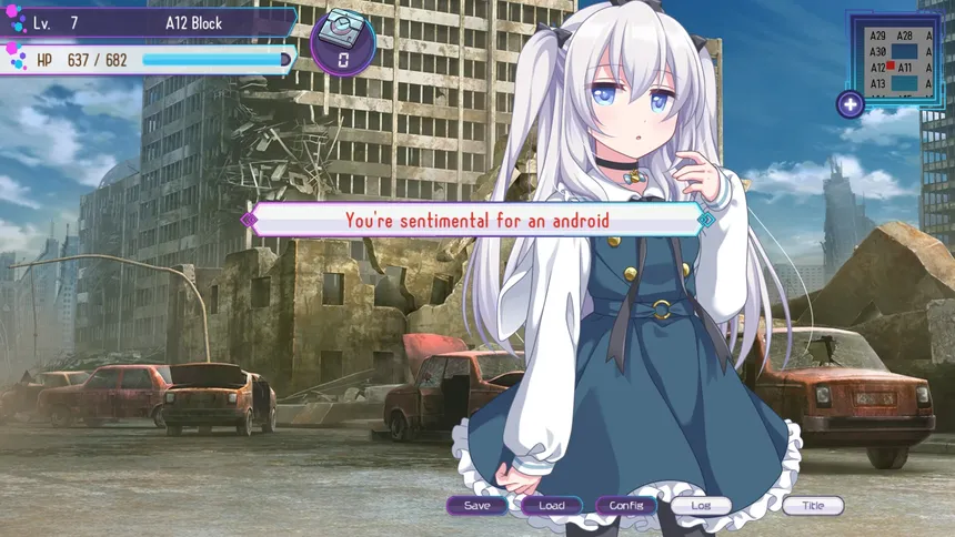 Скриншот 6 к игре 人類滅亡後のアンドロイドの物語