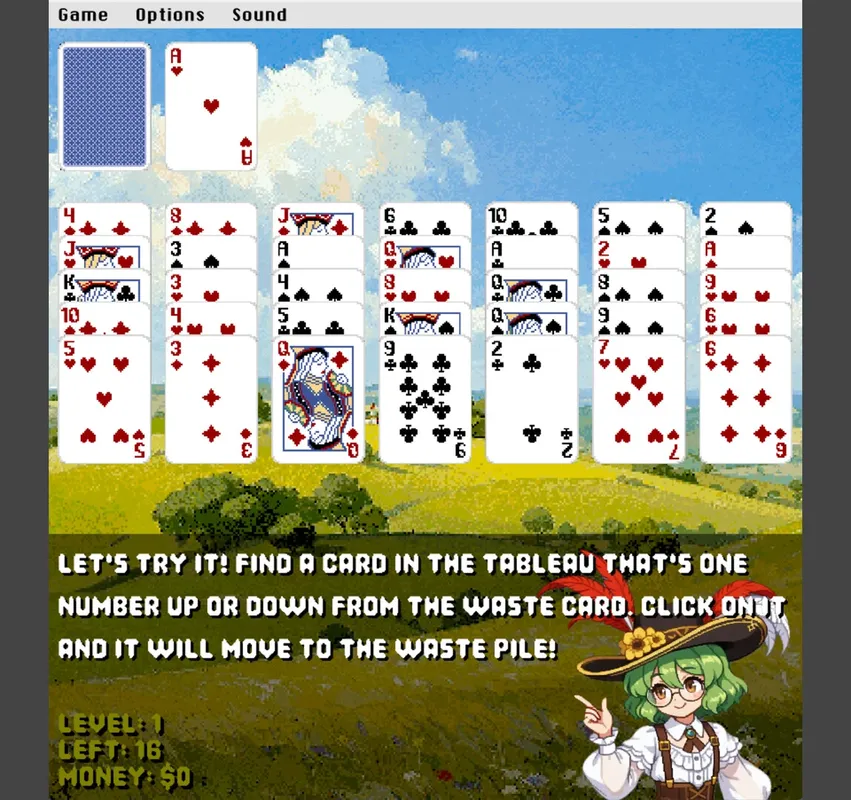 Скриншот 1 к игре Misty's Super Golf Solitaire