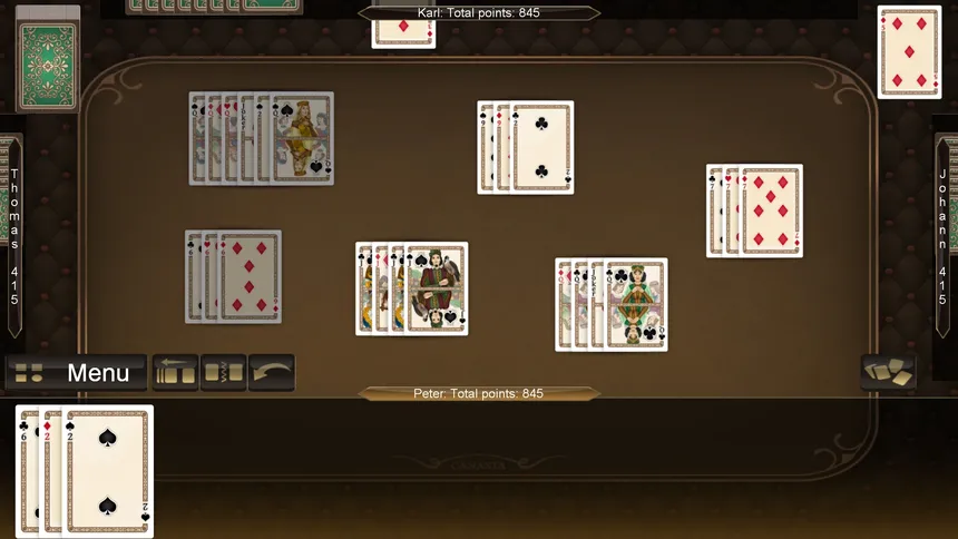 Скриншот 3 к игре Absolute Canasta for Windows 11