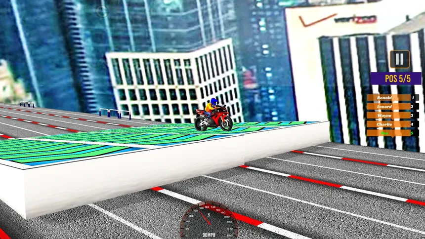 Скриншот 1 к игре Impossible Moto Sim