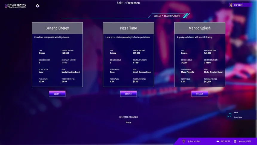 Скриншот 8 к игре Esports Team Manager