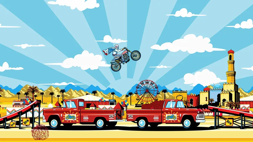 Скриншот 1 к игре Evel Knievel