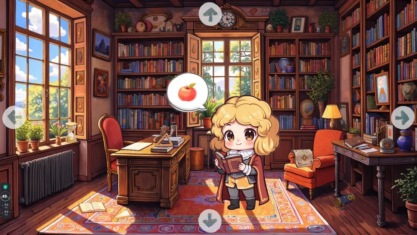 Скриншот 2 к игре Meow Time Machine: Newton